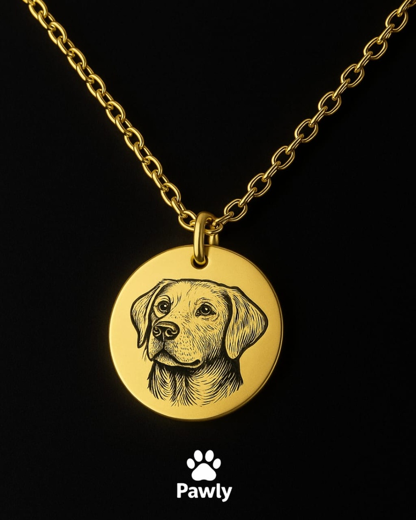 Collier Personnalisé Doré 