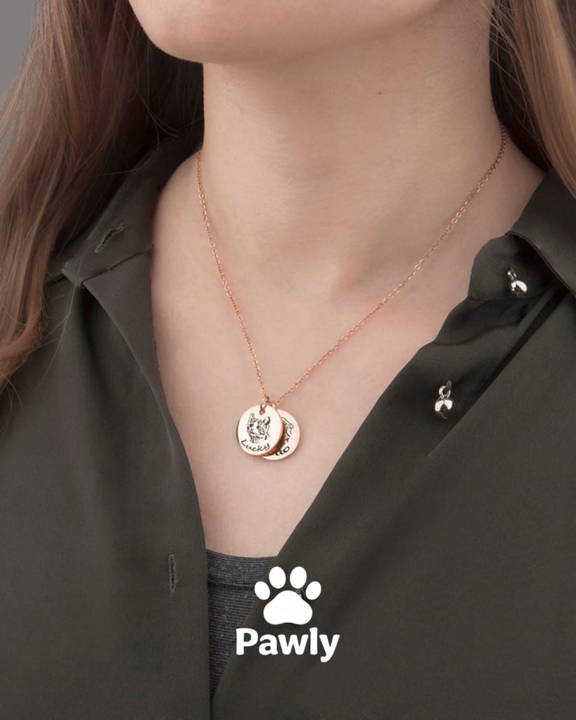 Collier Personnalisé Doré 