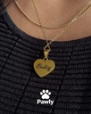 Collier Cœur Précieux – Portrait Gravé de Votre Compagnon 