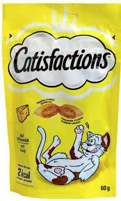 CATISFACTIONS Friandise riche en fromage pour chat et chaton – Sachet de 60 g