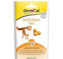 GimCat Multi-Vitamin Tabs - Pour chats qui favorisent le système immunitaire 40G