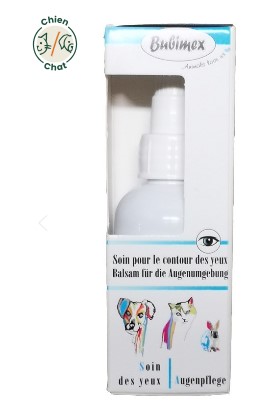 Soin contour des yeux chien et chat bubimex