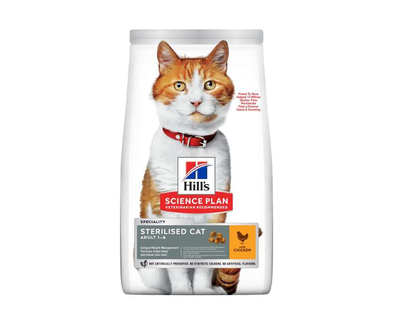 Hill’s Science Plan pour chat stérilisé (1-6) - au Poulet 1.5 kg