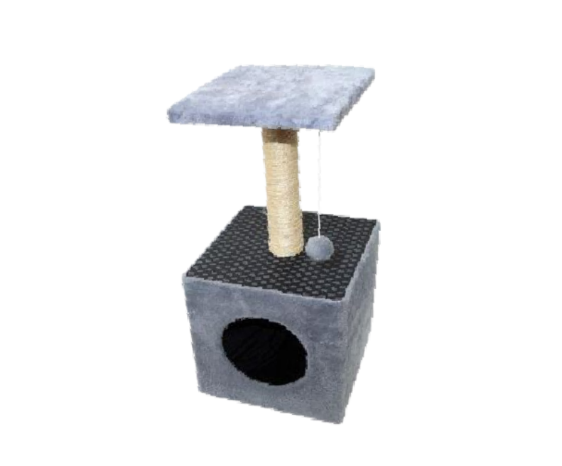 Arbre de chat en gris