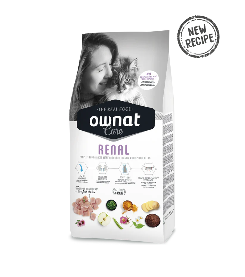 OWNAT Aliment Sec pour Chat CARE RENAL (CAT) 3kg