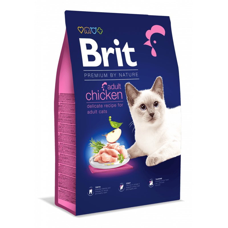 Brit Premium By Nature au Poulet pour chat Adulte Par Brit 1.5kg