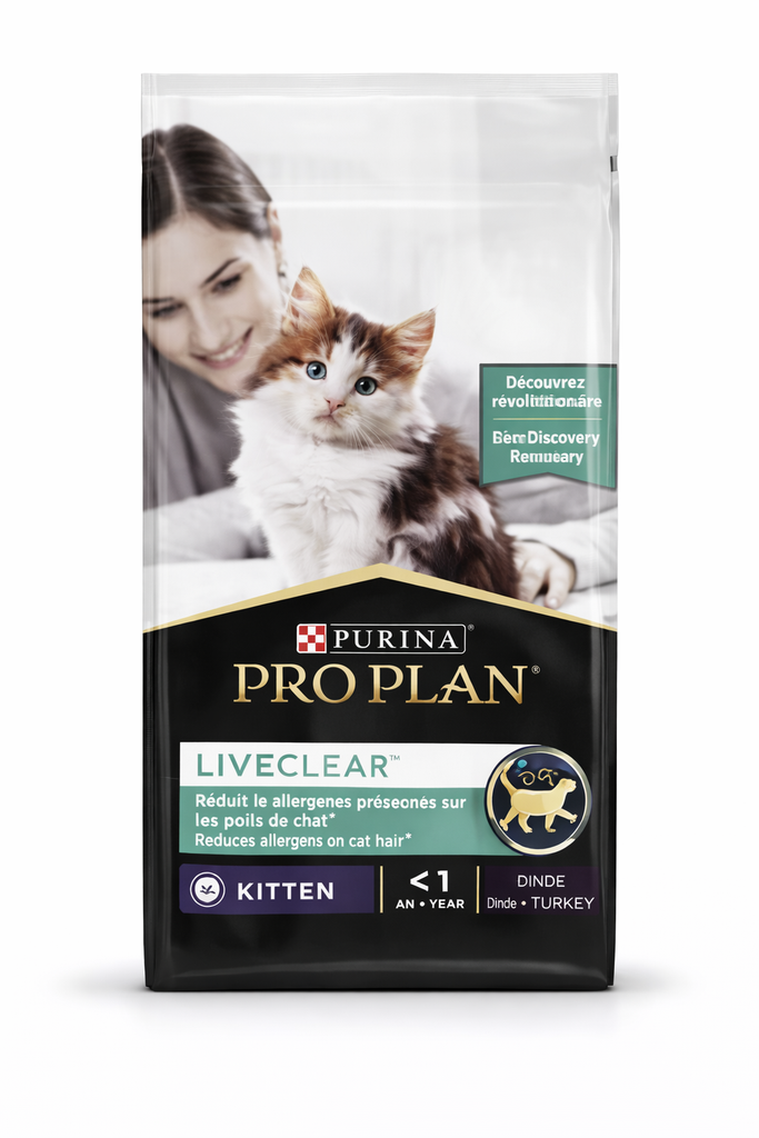Pro Plan LiveClear Kitten Rich en Dinde 1,4 Kg