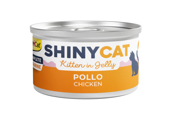 Gimcat Aliment Chat ShinyCat Kitten in gelly Chicken 70g
