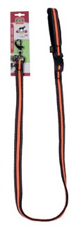 Laisse réfléchissante orange