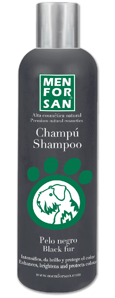Menforsan Shampooing pour chien à poils noirs 300ml