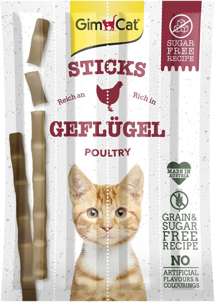 Gimcat Sticks Poultry 4 Pcs.