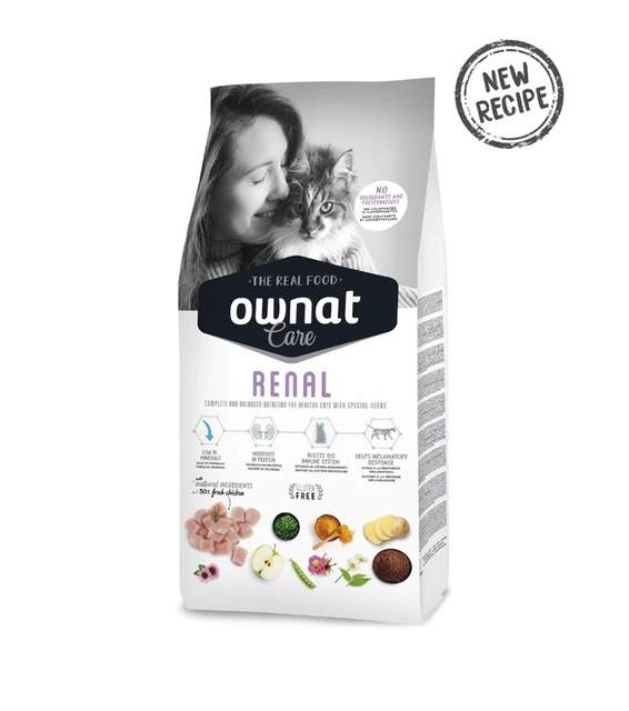 OWNAT Aliment Sec pour Chat CARE RENAL (CAT) 3kg