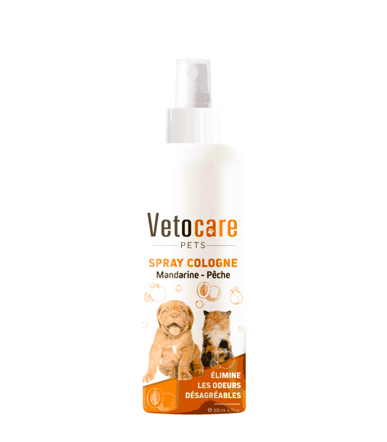 Vetocare pets spray Cologne mandarine pêche 200ml