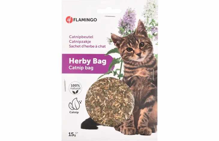 APPÂT OLLIE SACHET HERBE-AUX-CHATS BRUN CLAIR 15 G