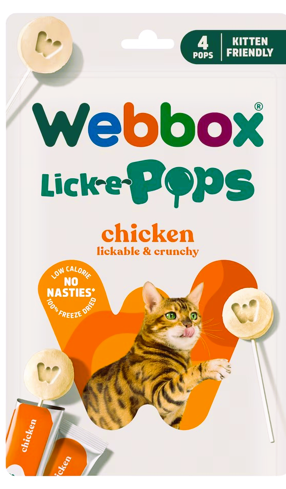 Webbox Cat 4 Lick- e -Pops Chicken 5.6g