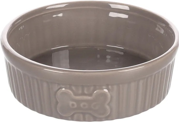 GAMELLE en céramique chien et chat mabel ceramique taupe 12,5cm 300ml