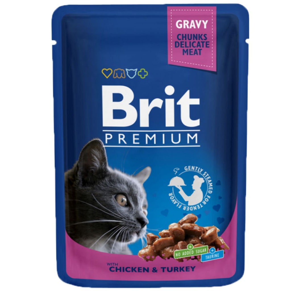 Brit Premium Pochons au Poulet et Dinde 100g (Copie)