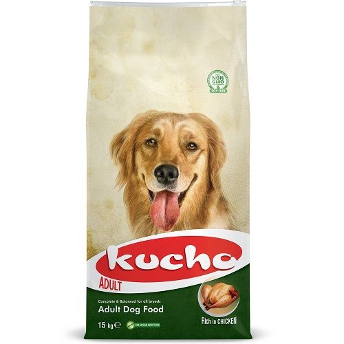 KUCHO Croquettes pour Chiens adultes au poulet 15kg