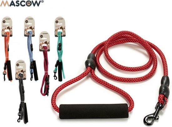 Laisse pour chien - Laisse - Mascow - Rouge / Noir......... - 120cm