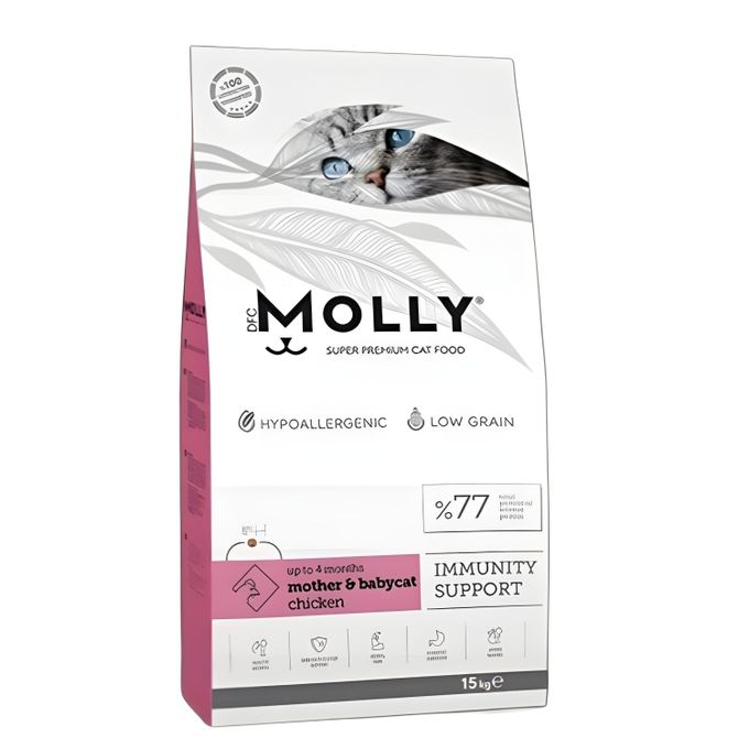 Molly Mother & Baby Croquettes Chat au Poulet – 2kg