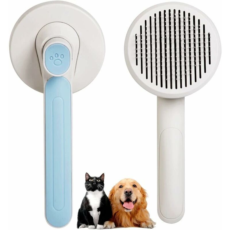 Brosse Auto-Nettoyante Chat & Chien – One-Key