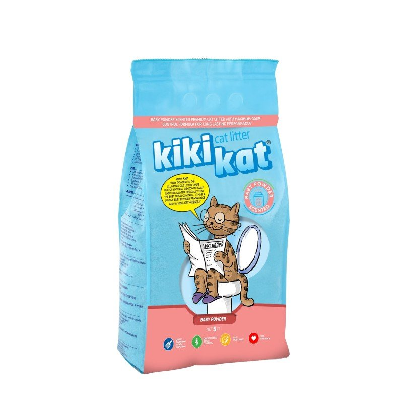 Kikikat Litiére Agglomérante baby bowder 10L