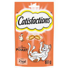 Catisfactions Friandises pour chat et chaton 60g Poulet Canard