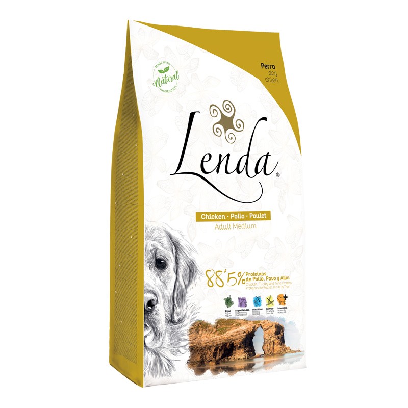 Croquette Lenda Original Poulet 12kg: Sans Gluten-Low Allergen.