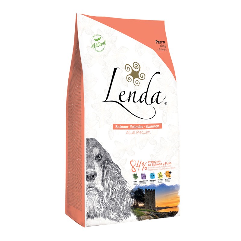 Croquette Saumon Naturelle: Low Allergen- Sans Gluten 12kg ( Nvelle Recette)