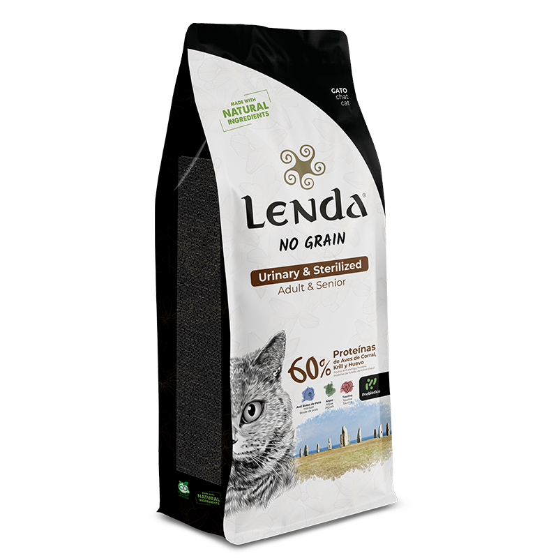 Croquette Chat Lenda Senior Adult : Urinary & Sterilized Grain-Free 2Kg.