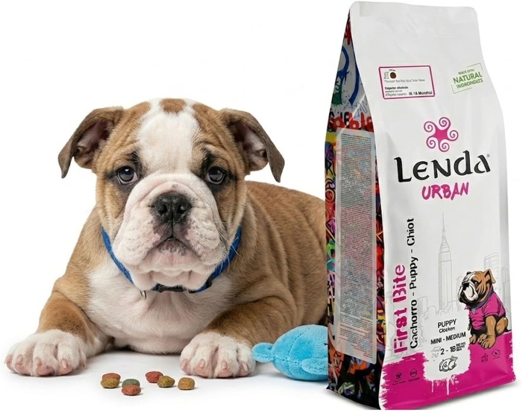 Croquette Chiot Mini-Medium: LENDA URBAN FIRST BITE 2kg