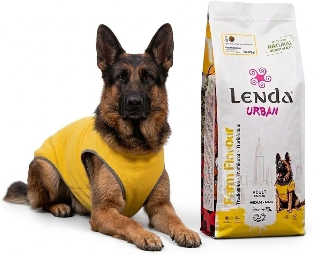 Croquette URBAN MAXI DOG: FARM Flavour - Poulet: 15 KG (Races moyennes et grandes,20 et 40+ kg)