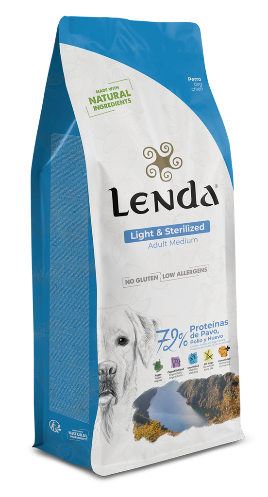 Croquette Chien Adult Medium Light / Sterilized 12 KG: Nouvelle Recette