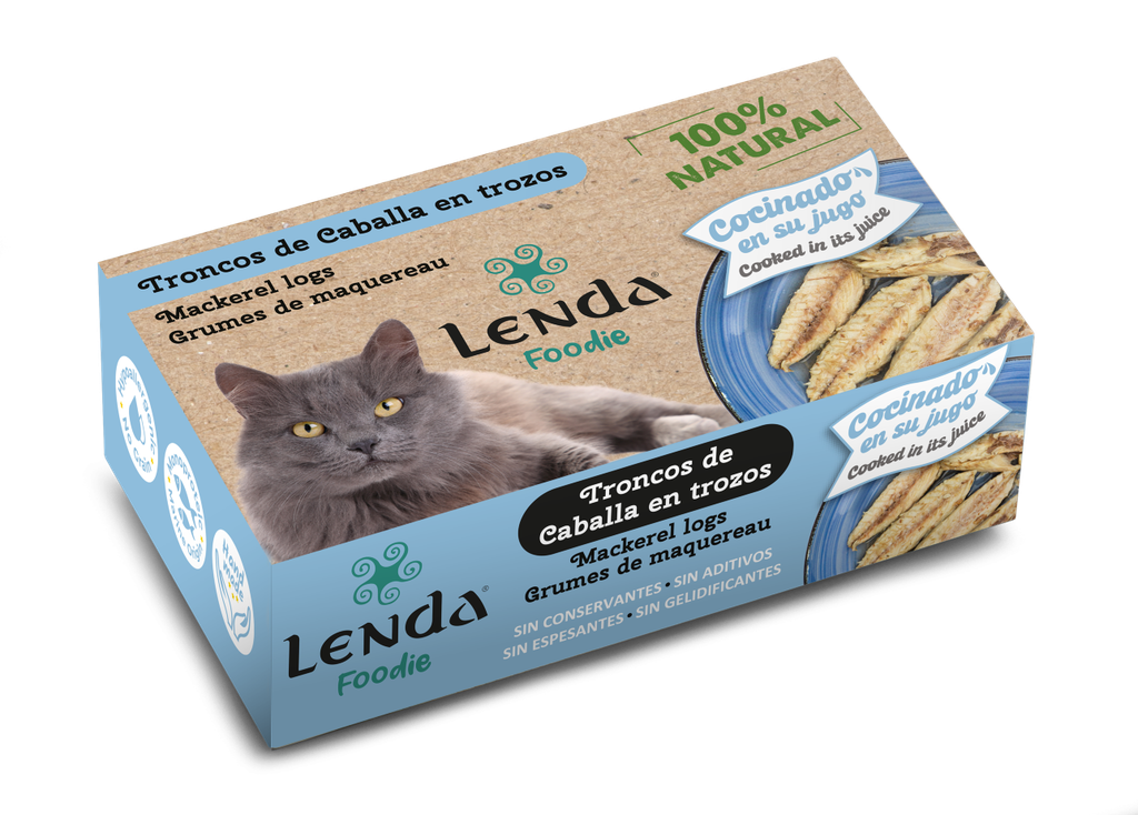 Filets de maquereau riche en jus au “ Aliment complémentaire humide pour chat - Sans céréales -120g