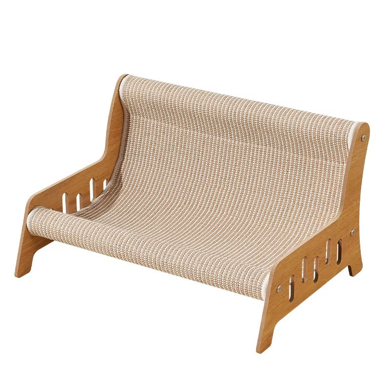 Canapé Griffoir pour Chat – Lit avec Structure en Bois