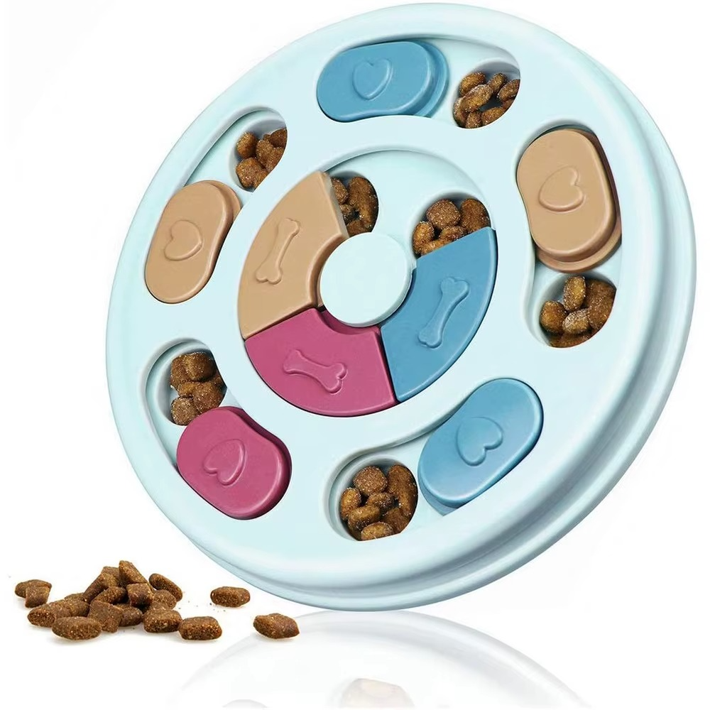 Jouet Puzzle pour Chien – Distributeur de Friandises et Gamelle Anti-Glouton