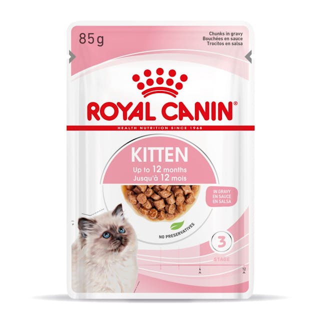 Royal Canin Kitten en Sauce - Paté pour Chatons (85 g)