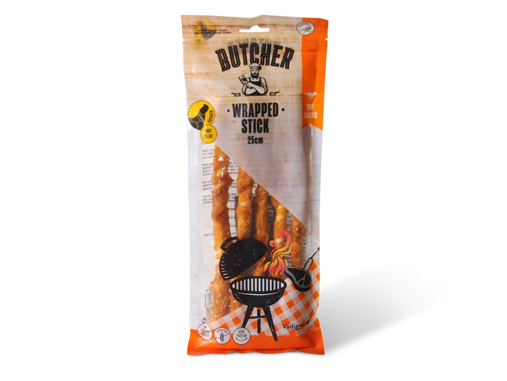 Butcher Wrapped Stick Chicken 25 cm