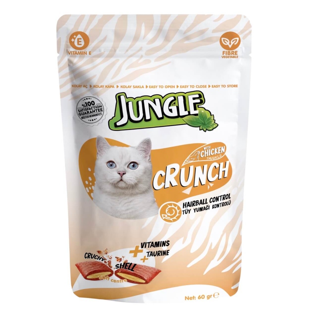 Jungle Crunch Chicken Hairball 60G