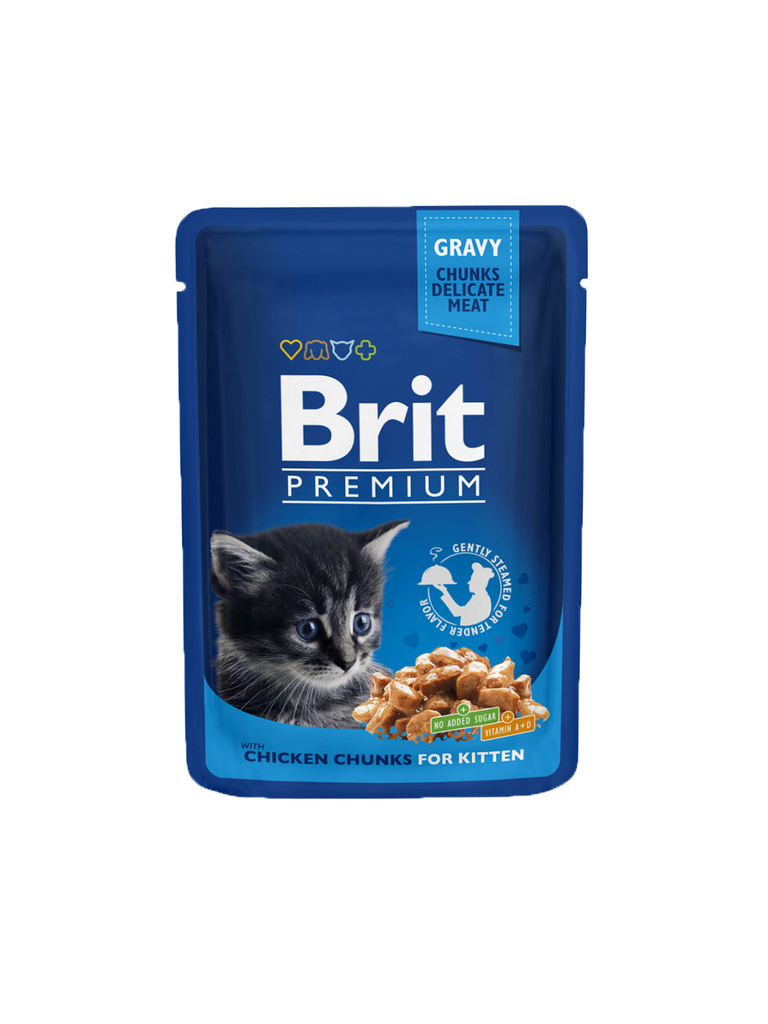 Brit Premium Chunks Kitten 100G