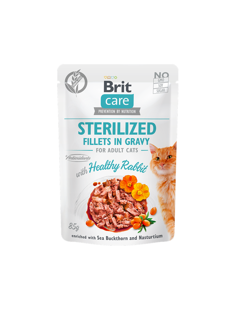 BritCare Pouch Sterilized Rabbit 85G