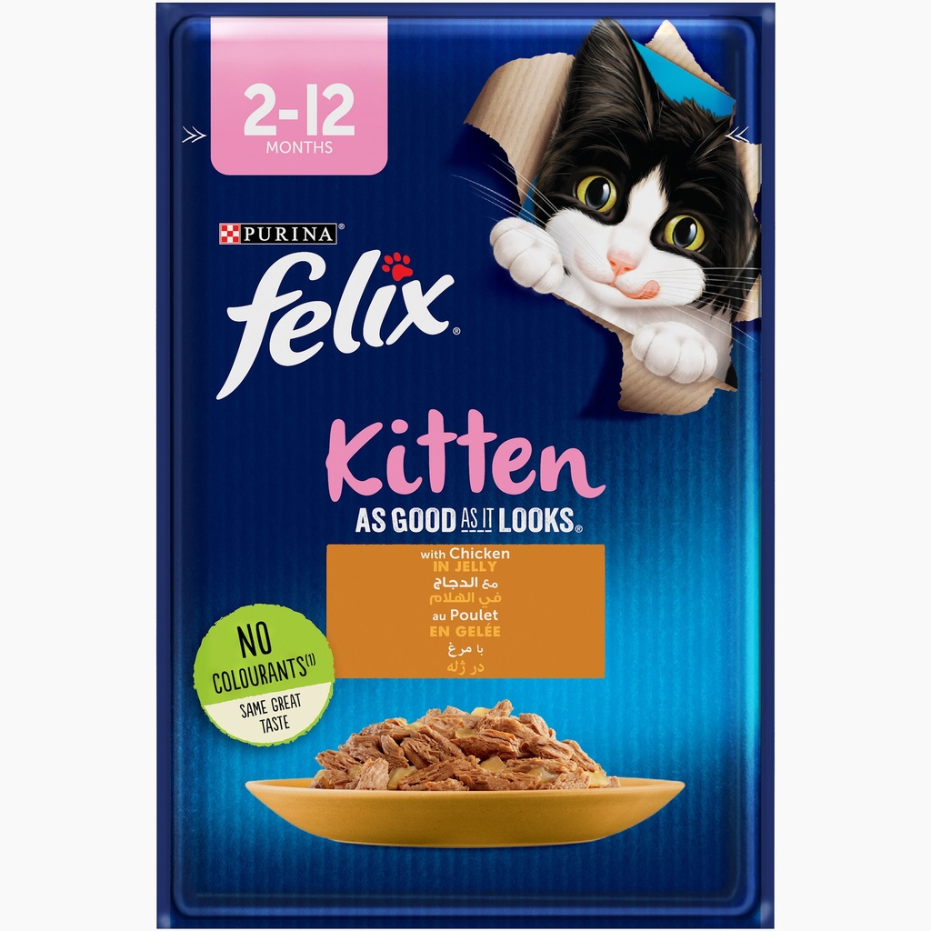 Felix Kitten Poulet 85G