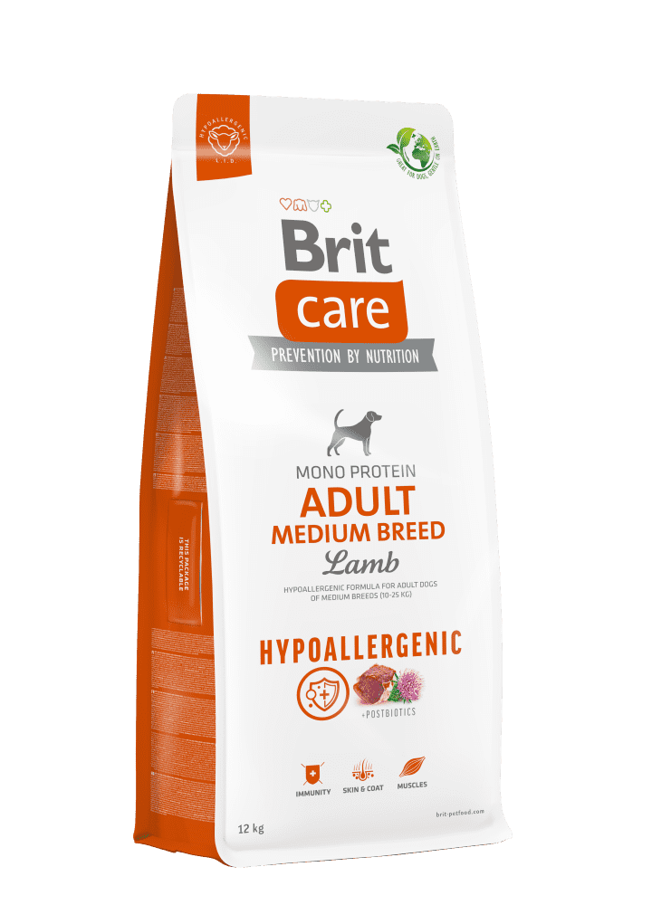 BritCare Dog Hypoallergenic Adult Medium 12Kg