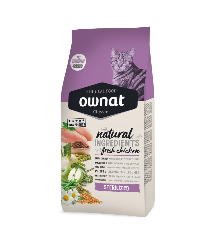 Ownat Sterilized 400g/1.5Kg/4Kg/15Kg