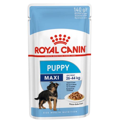 Royal Canin Maxi Puppy Sauce-Sachet fraîcheur pour chiot 140G