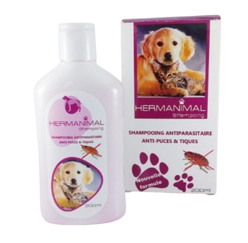 Shampoing Anti-Parasitaires Hermanimal pour Chien et Chat 200ml