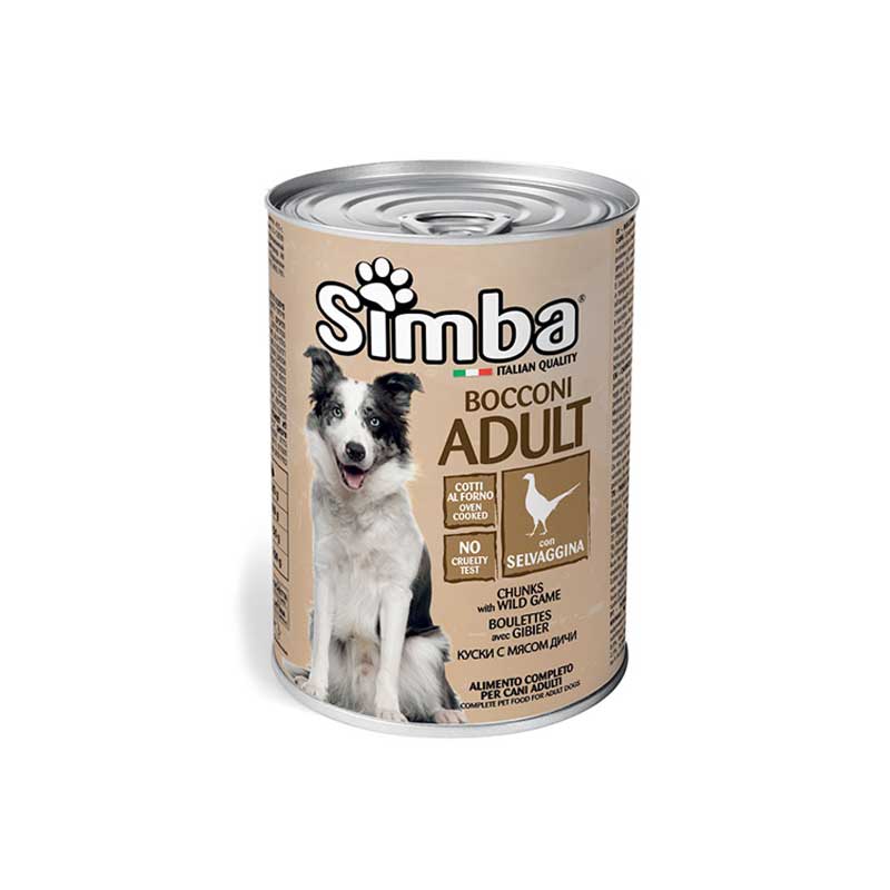 Simba Boulette Chien Viande de Gibier 415g