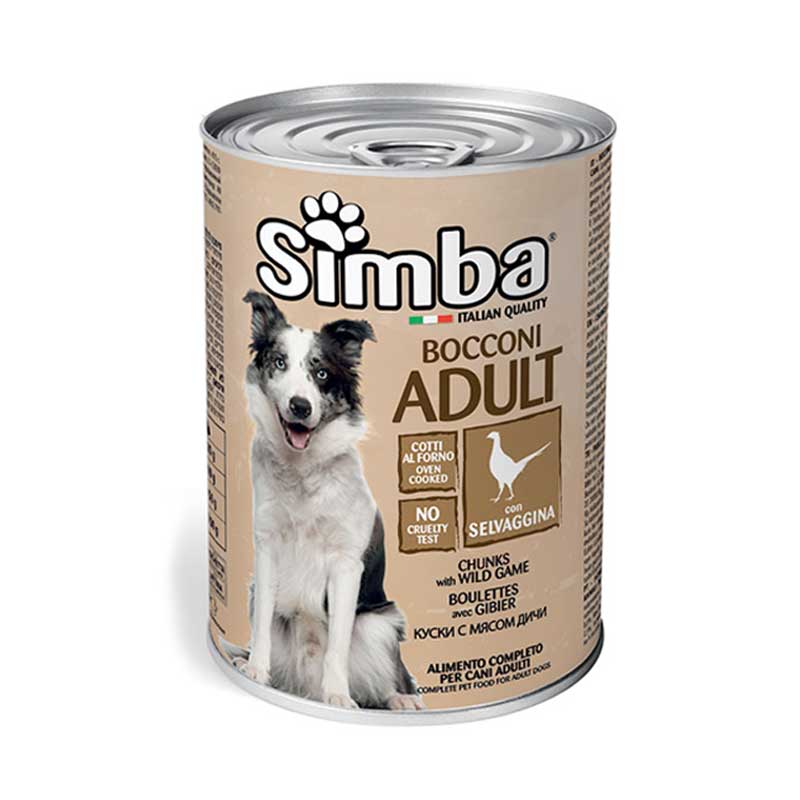 Simba Boulette Chien Viande de Gibier 1230g