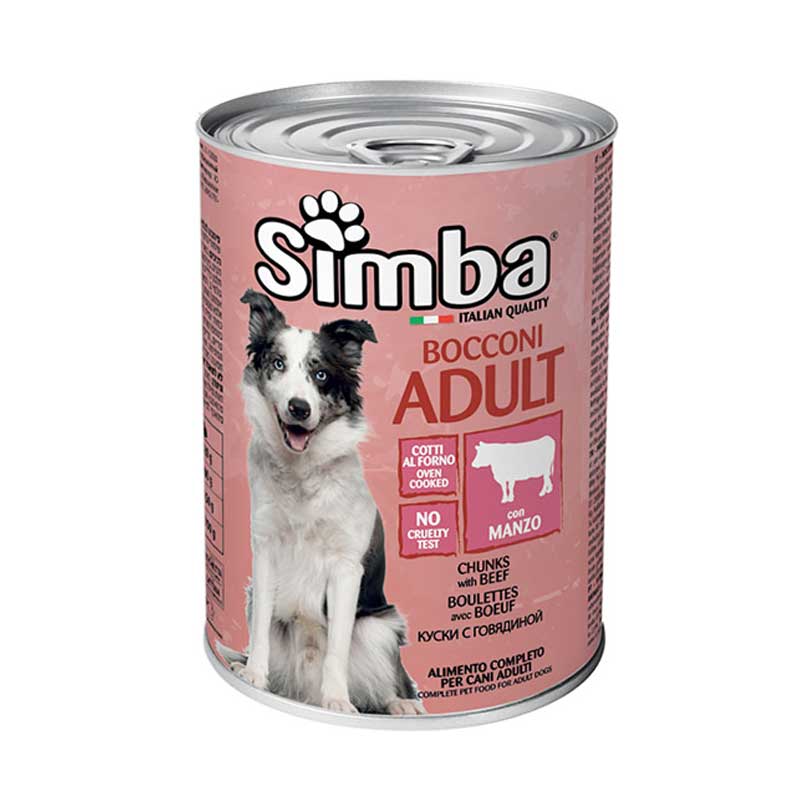 Simba Boulette Chien Boeuf 1230g