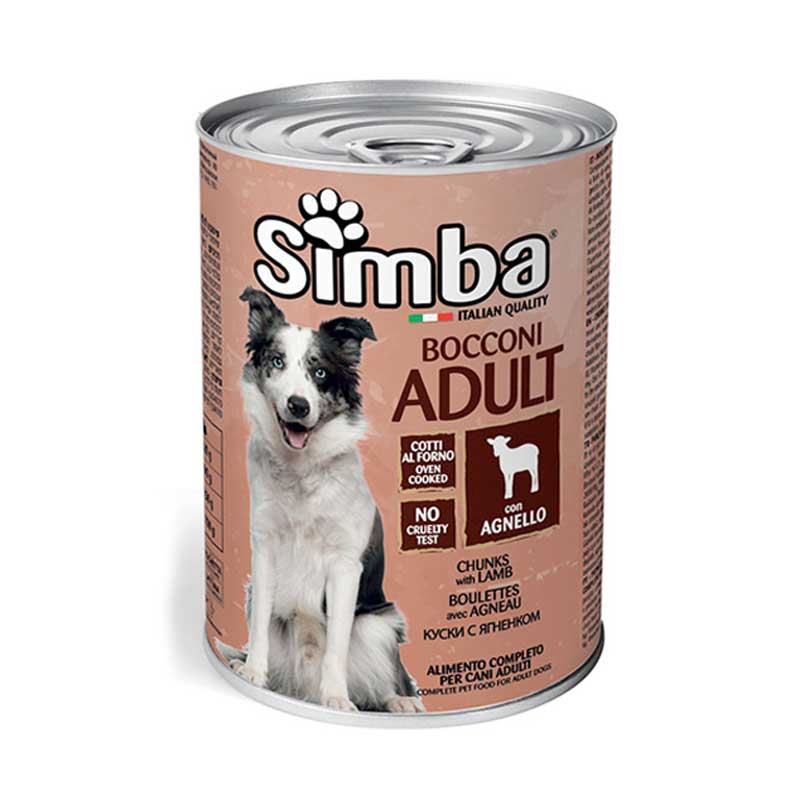 Simba Boulette Chien Agneau 1230g